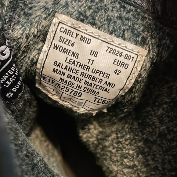 Bogs Black Water-resistant Leather Boots Women’s size 11 - Picture 8 of 14